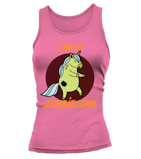 Zombie Unicorn Halloween Tank top Woman