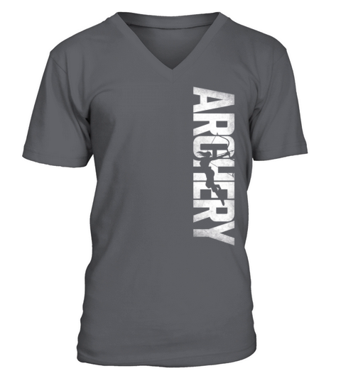 Archery Bow Archer Girl Vintage V-Neck T-shirt