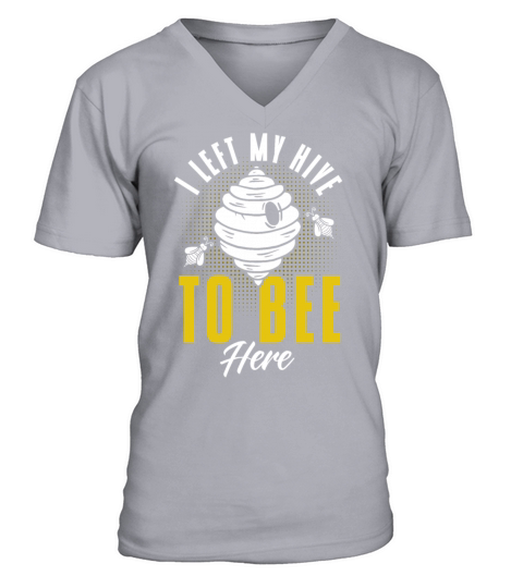 Beekeeping Apiculturist Bee Support Beekeeper V-Neck T-shirt