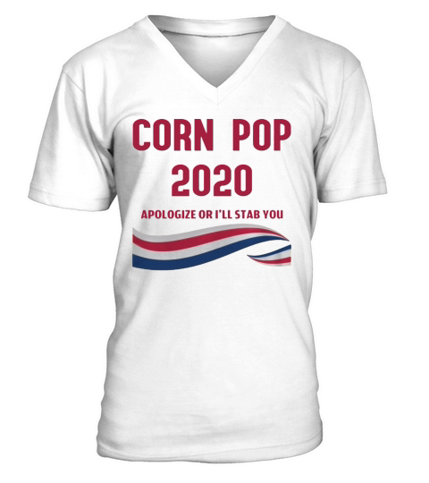 Corn Pop 2020 Joe Biden Joke Campaign V-Neck T-shirt