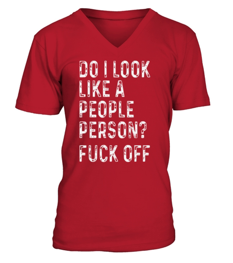 Do I Look Like People V-Neck T-shirt