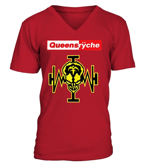 Queensryche Retro T-Shirt V-Neck T-shirt