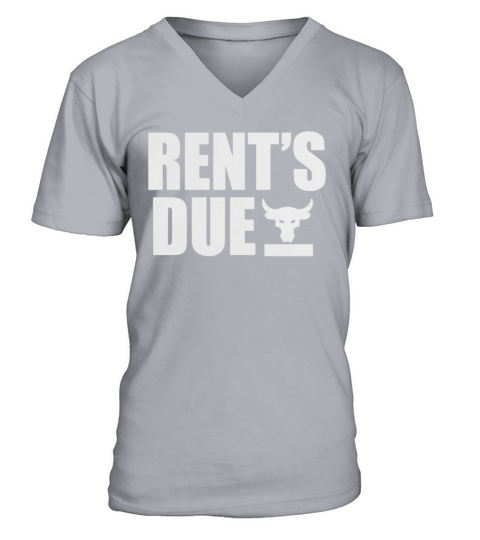 rents due shirt - Coffee Mug (colored) V-Neck T-shirt