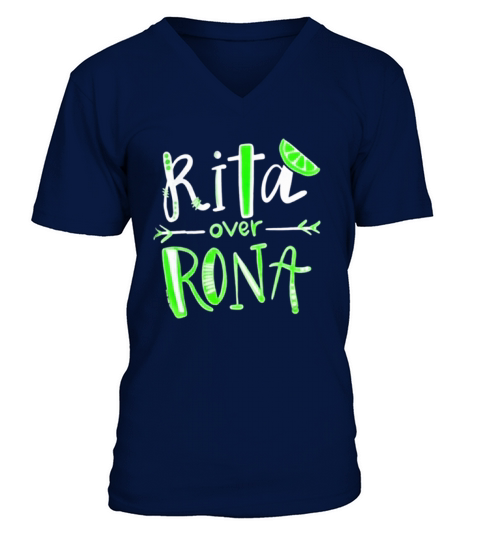 Rita over Rona vintage Dark Grey shirt V-Neck T-shirt