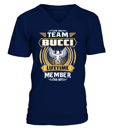 Team BUCCI lifetime member V-Neck T-shirt
