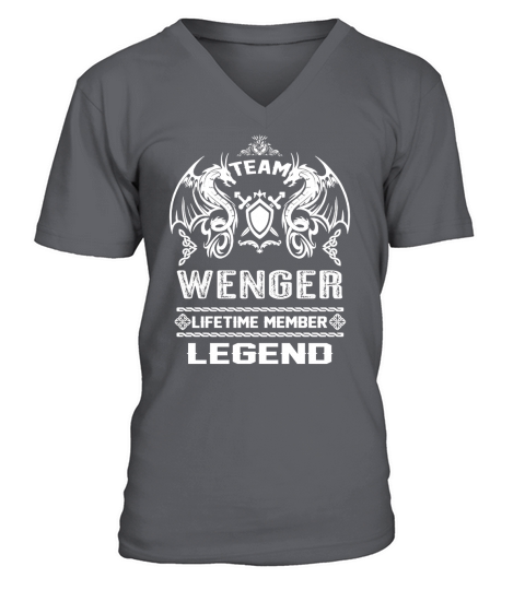 WENGER team lifetime member legend V-Neck T-shirt
