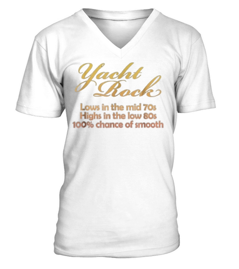 Yacht Rock Music Lover Mid 70s Low 80s shirt V-Neck T-shirt