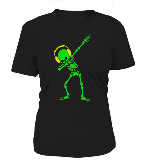 Dabbing Skeleton Dabbin Dab Hip hop funny Halloween Shirt Women's T-Shirt