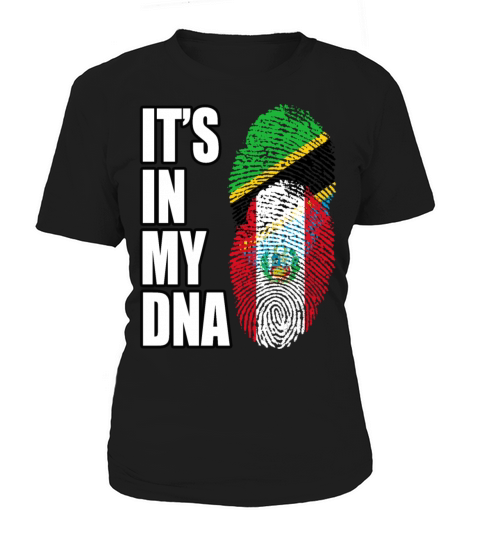 Tanzanian And Peruvian Vintage Heritage DNA Flag Women's T-Shirt