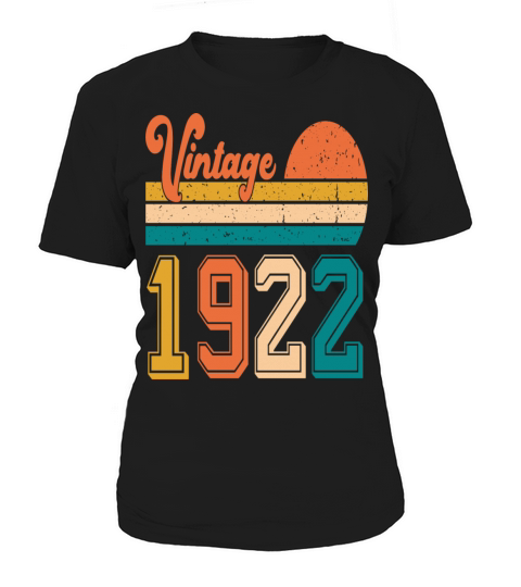 Vintage 1922 birthday gift Women's T-Shirt