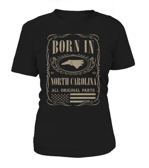 Vintage America US States Born North Carolina Women's T-Shirt