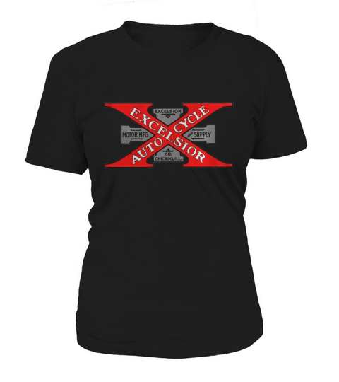 Vintage Excelsior Motorcycle Logo Women's T-Shirt