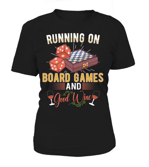 Wine Board Games Chess Board Game Player Gambling Women's T-Shirt