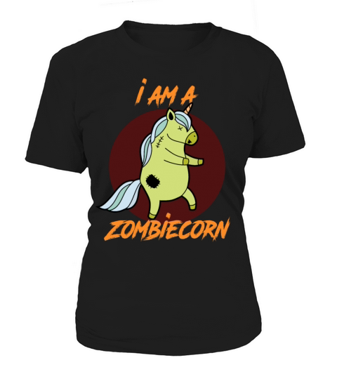 Zombie Unicorn Halloween Women's T-Shirt