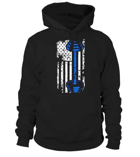 American Flag Gym and Fitness T-shirt | Weight Lifting Gift Hoodie Unisex
