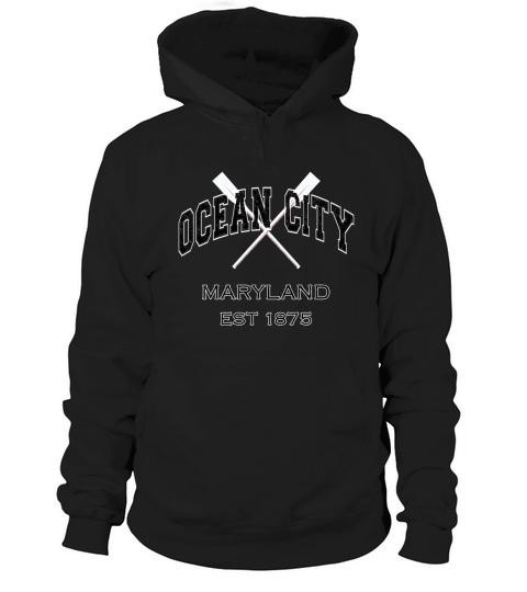 Ocean City Maryland Established 1875 - Mens Premium T-Shirt Hoodie Unisex