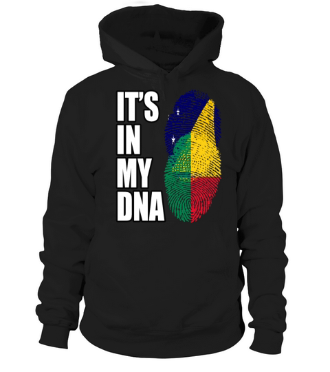 Tokelauan And Benin Mix Heritage DNA Flag Hoodie Unisex