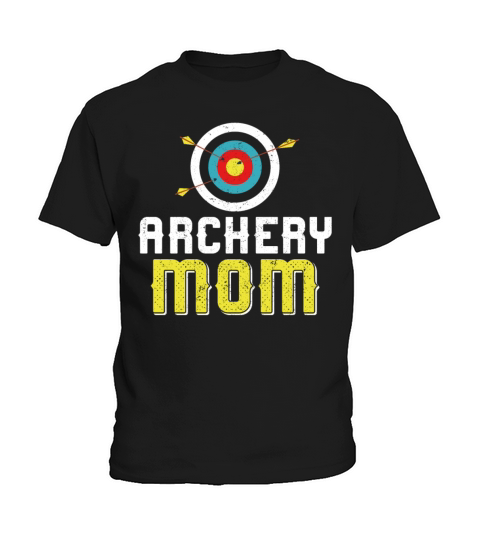Archery Bow Archer Mom Mother Kids T-Shirt