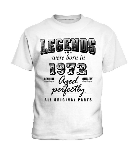 Born in 1972 Funny 50 Years Old Saying 50th Birth Kids T-Shirt