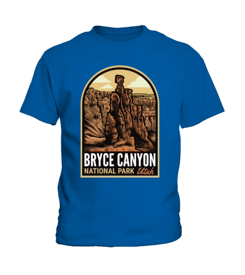 Bryce Canyon National Park Utah Vintage Kids T-Shirt