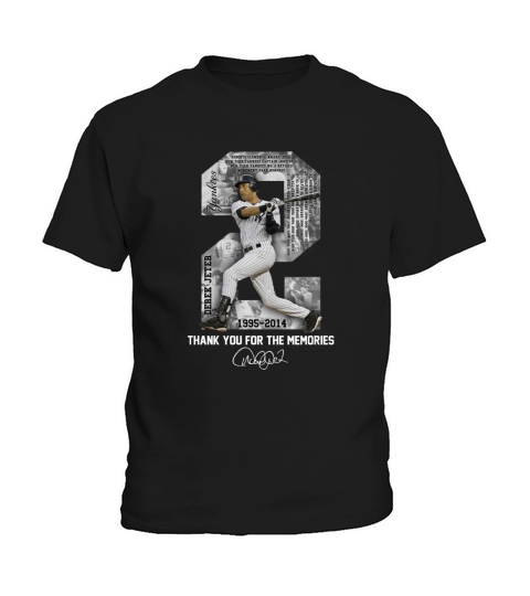 Derek Jeter Thank you for the memories Kids T-Shirt
