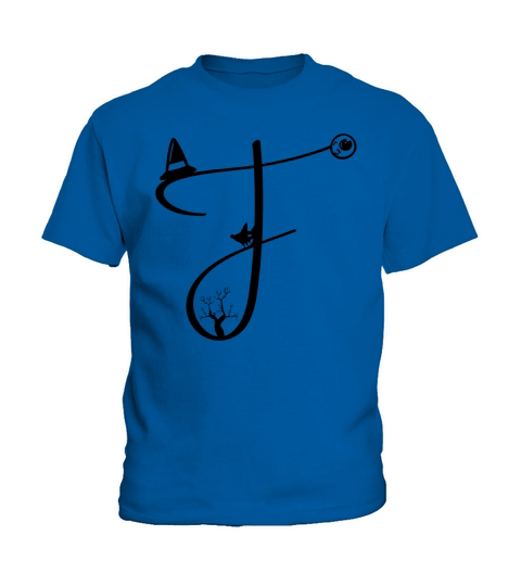 Halloween Alphabets Clipart F Kids T-Shirt