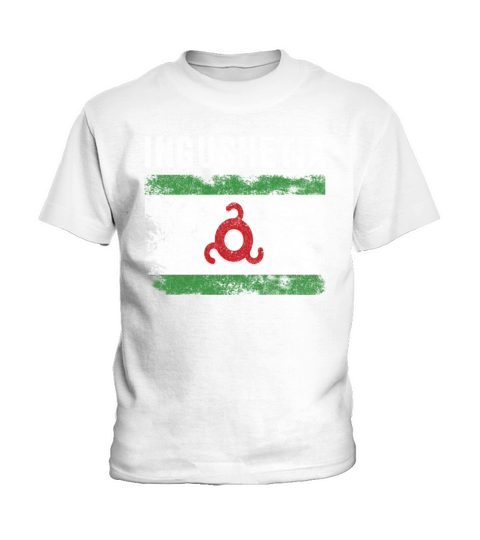 Ingushetia Flag Distressed - Ingush Flag Kids T-Shirt