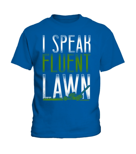 Lawn Mower Mowing Dad Father Kids T-Shirt