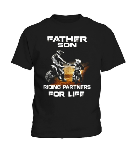 Motocross Supercross Brap Dirt Bike - Father &amp;amp;amp; Son Riding Kids T-Shirt