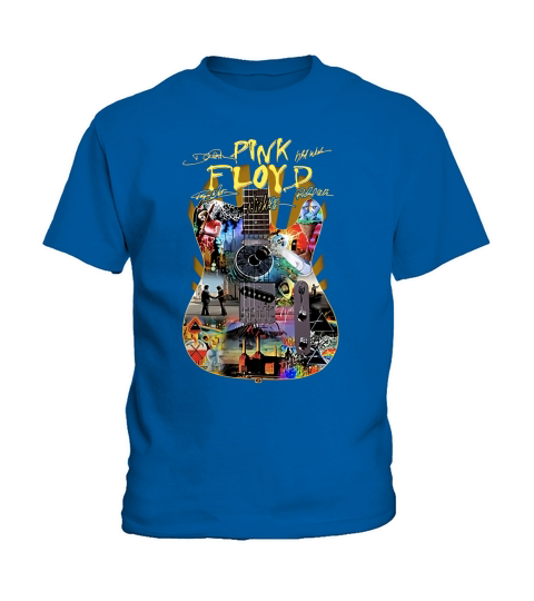 Pink Floyd guitar signatures shirt Kids T-Shirt