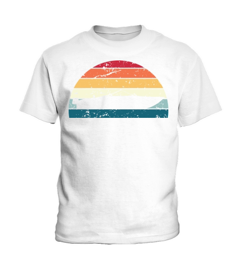 Retro Motorboating Sunset Vintage Motorboating Kids T-Shirt