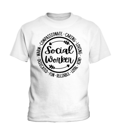 Social Worker Vintage Gift Kids T-Shirt