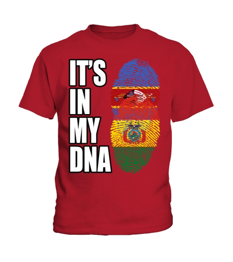 Swazi And Bolivian Vintage Heritage DNA Flag Kids T-Shirt