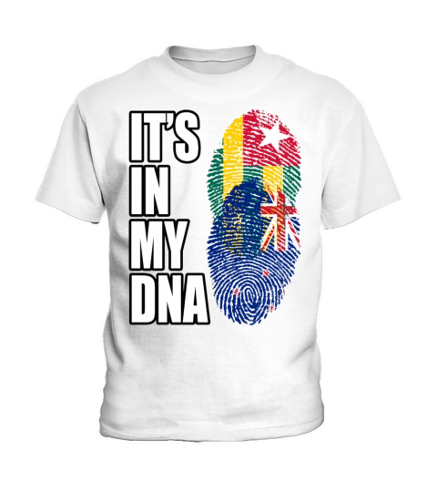 Togolese And New Zealand Mix Heritage DNA Flag Kids T-Shirt