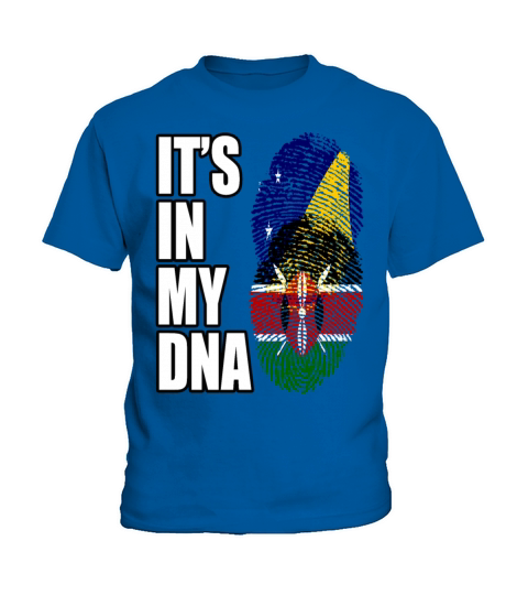 Tokelauan And Kenyan Mix Heritage DNA Flag Kids T-Shirt