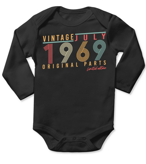 1969 July Limited Edition Long Sleeve Baby One-Piece
