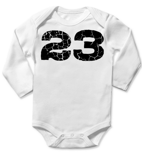 23 number jersey Long Sleeve Baby One-Piece