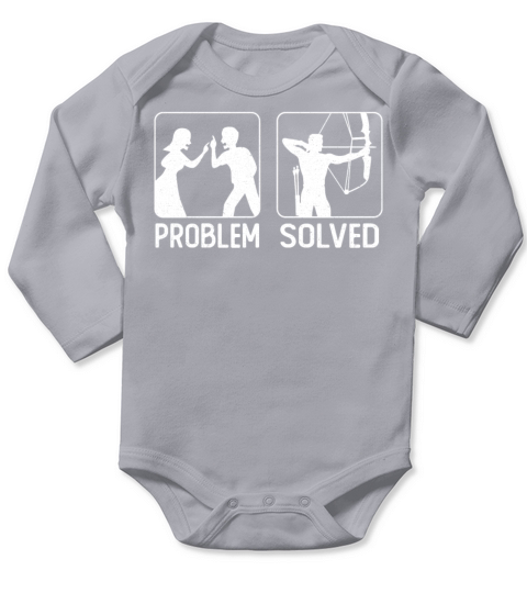 Archery Bow Archer Wife Husband Long Sleeve Baby One-Piece