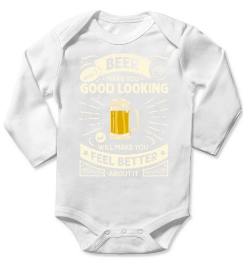 Beer Wont Make You Funny Adult Drinking Humor Long Sleeve Baby One-Piece
