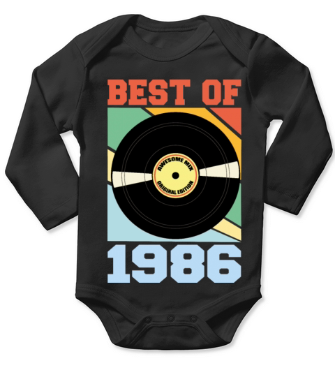 Best of 1986 Long Sleeve Baby One-Piece