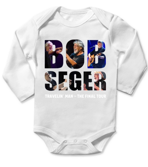 Bob Seger travelin&#8217; man the final tour Long Sleeve Baby One-Piece