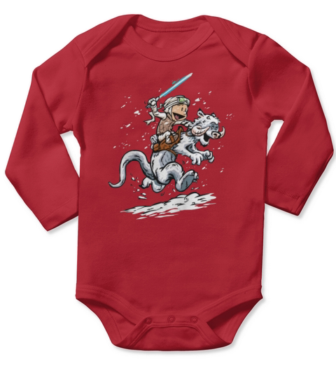 Calvin and Hoth Long Sleeve Baby One-Piece