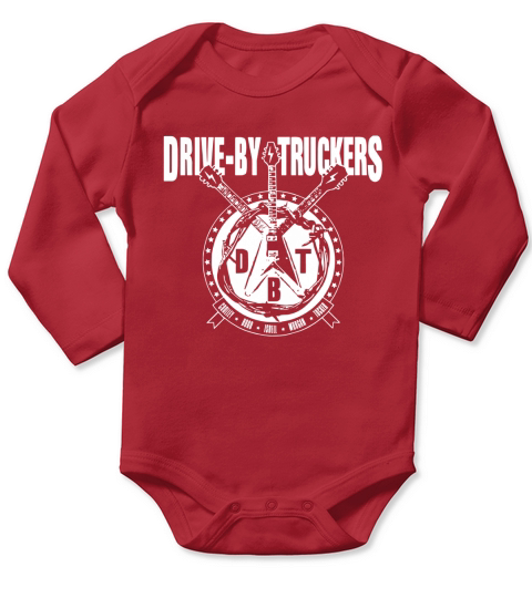 DriveBy Truckers Band Tshirt Long Sleeve Baby One-Piece