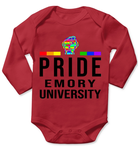 Emory University Lgbt Pride 2020 Long Sleeve Baby One-Piece
