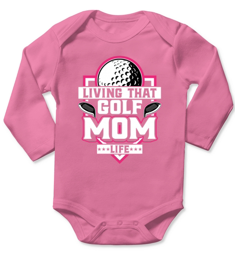 Living That Golf Mom Life - Golfer Golfing Golf Long Sleeve Baby One-Piece