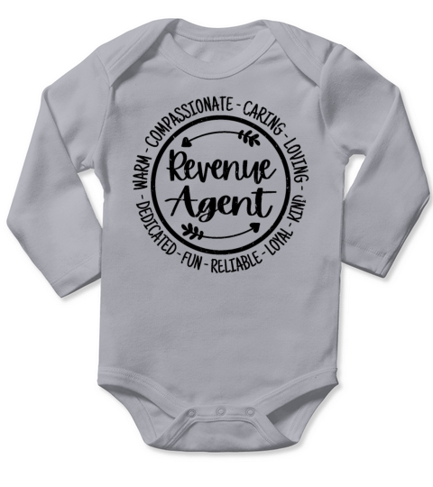 Revenue Agent Vintage Gift Long Sleeve Baby One-Piece