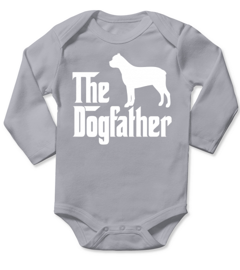 The Dogfather Cane Corso T-Shirt Funny Father gift Long Sleeve Baby One-Piece