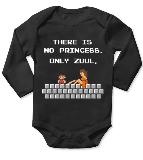 There is No Princess Only Zuul Long Sleeve Baby One-Piece