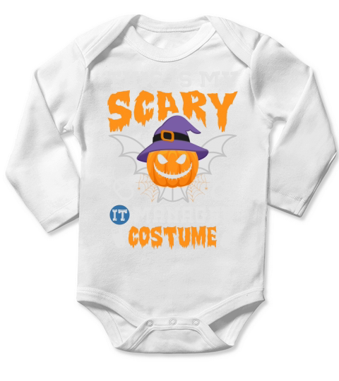 This Is My Scary IT Manager Halloween Costume Long Sleeve Baby One-Piece