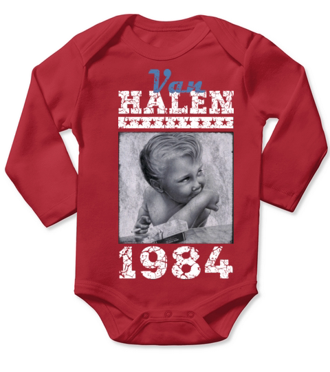 Van Halen Smooking Baby Shirt Long Sleeve Baby One-Piece